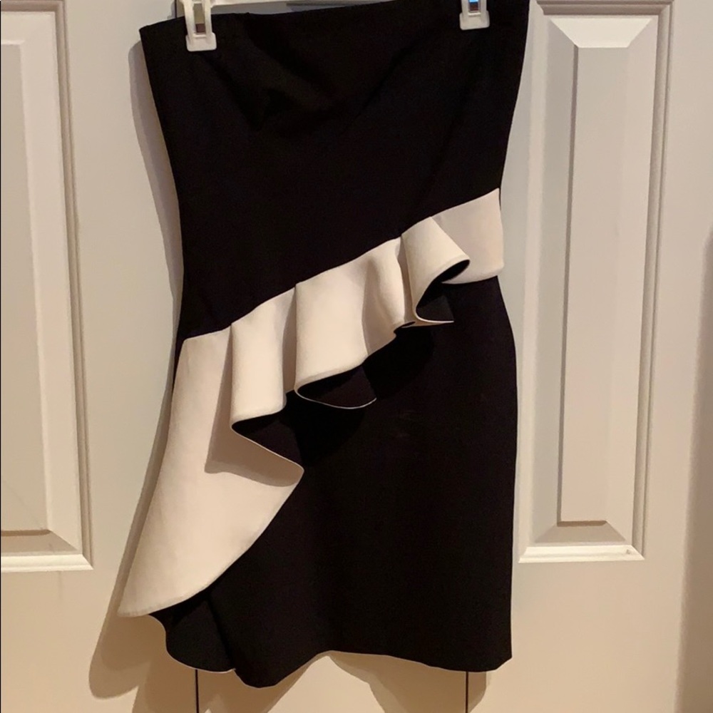 Zara strapless dress